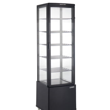 Saro Kühvitrine schwarz LEO AV