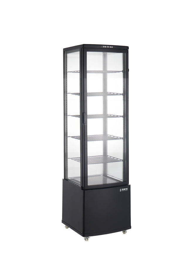 Saro Kühvitrine schwarz LEO AV