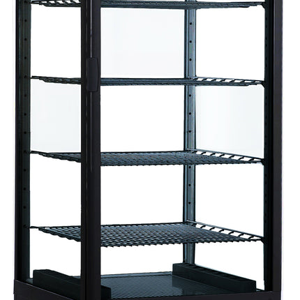 Saro Kühlvitrine schwarz LENN