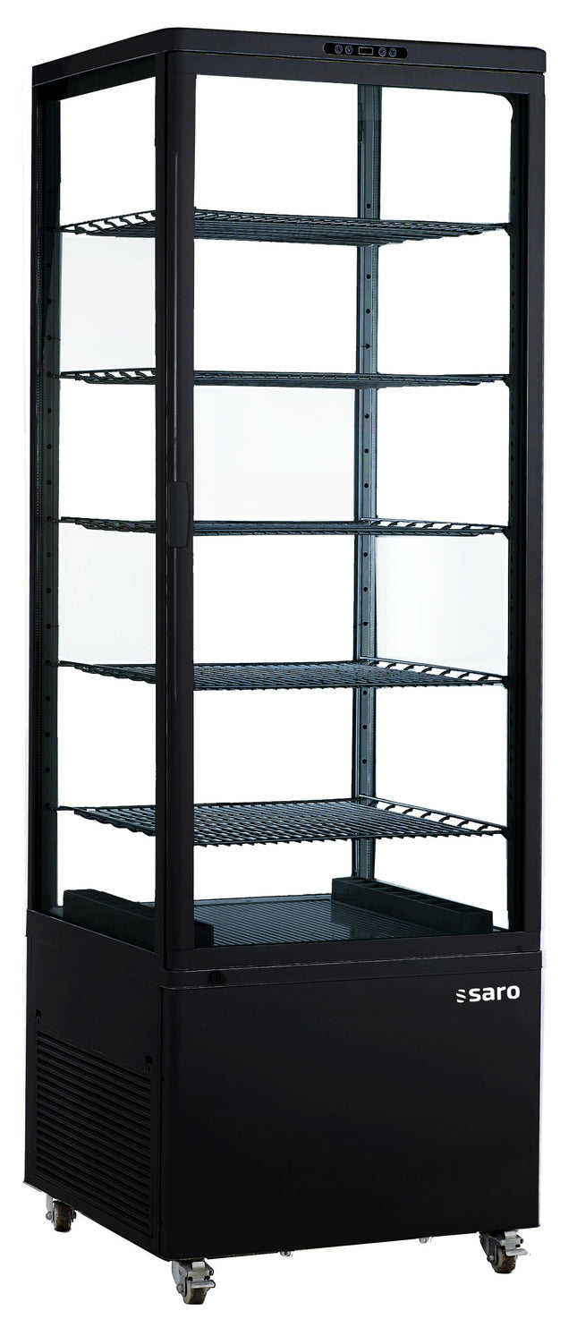 Saro Kühlvitrine schwarz LENN