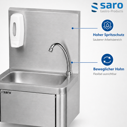 Saro Handwaschbecken Modell KEVIN - Produktinformationen und Vorteile 2