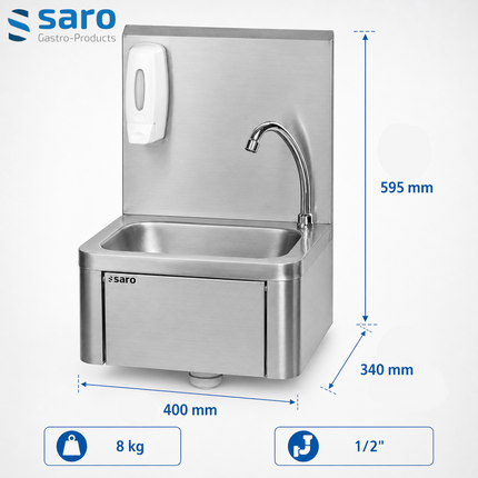 Saro Handwaschbecken Modell KEVIN - Produktinformationen und Vorteile 4