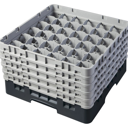 Cambro Camrack® 36-Fächer - Spülkorb mit 5 Extender 500 x 500 x 308 mm - 36S958110