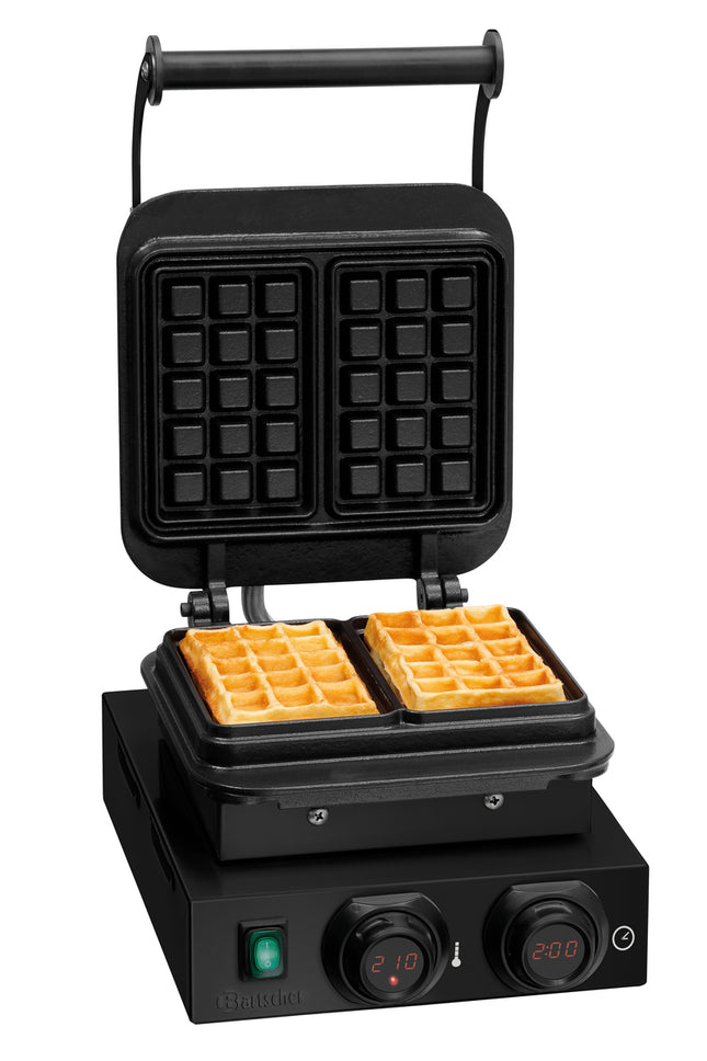 Waffeleisen für gleichmäßig gebackene Waffeln mit 50 °C bis 300 °C für Café