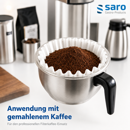 Saro Korbfilterpapier für Kaffeemaschinen. gebleicht - Produktinformationen und Vorteile 5