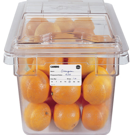 Cambro StoreSafe® Rotationsetiketten, Unbeschriftete Etiketten, 24 Rollen, 250 Etiketten per Rolle - 23SLINB250