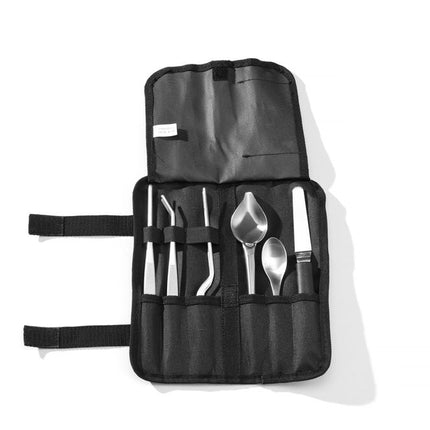 HENDI Anrichteset – 6 Stück – satiniert – 255 × 25 × 100 mm – weitere Produktansicht