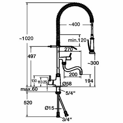 Bartscher Einhebelmischer 40L-1801B