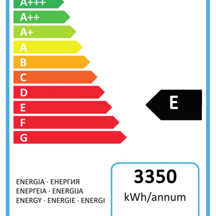 NordCap Umluft-Gewerbetiefkühlschrank TKU 702-G PREMIUM mit Glastür für GN 2/1 – Energielabel