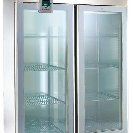 NordCap Glastürkühlschrank KU 1402-G-Z PREMIUM für GN 2/1