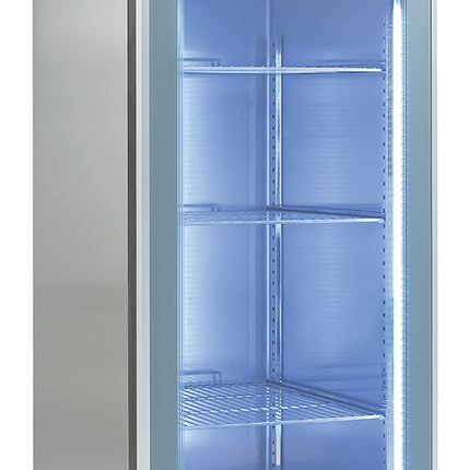 NordCap Umluft-Gewerbetiefkühlschrank TKU 702-G PREMIUM mit Glastür für GN 2/1