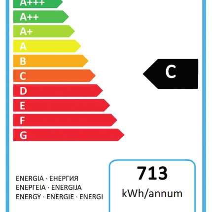 NordCap COOL-LINE Kühlschrank KU 702 BASE für GN 2/1 – Energielabel
