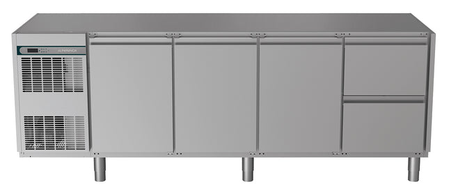 NordCap Kühltisch CRIO HPM 4-7011 mit 3 Türen und 2 Schubladen 1/2 für GN 1/1
