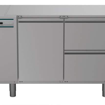 NordCap Kühltisch CRIO HPO 2-7011 mit 1 Tür und 2 Schubladen 1/2 für GN 1/1