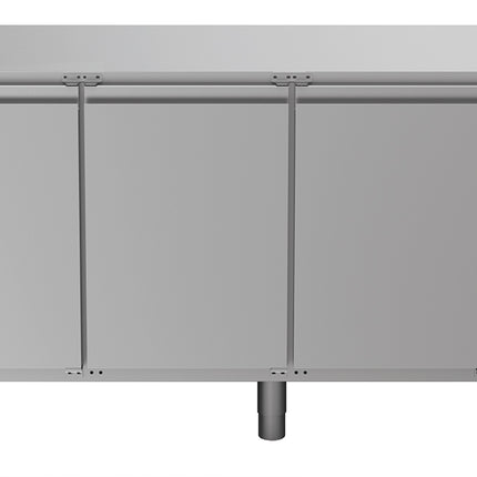 NordCap Kühltisch CRIO HPO 4-7011 mit 3 Türen und 2 Schubladen 1/2 für GN 1/1