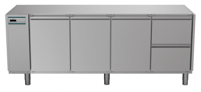 NordCap Kühltisch CRIO HPO 4-7011 mit 3 Türen und 2 Schubladen 1/2 für GN 1/1