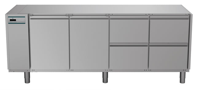 NordCap Kühltisch CRIO HPO 4-7031 mit 2 Türen und 4 Schubladen 1/2 für GN 1/1