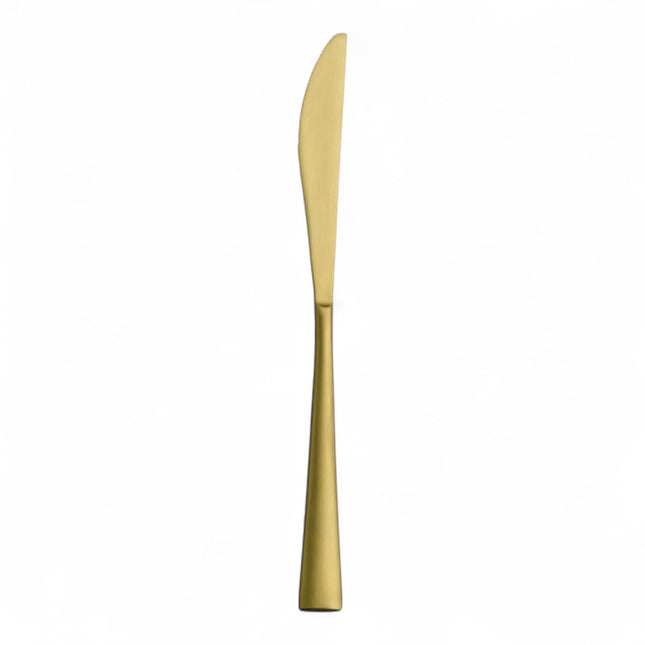 12 Stück Hepp Vors-/Dessertmesser ACCENT PVD Gold geb.