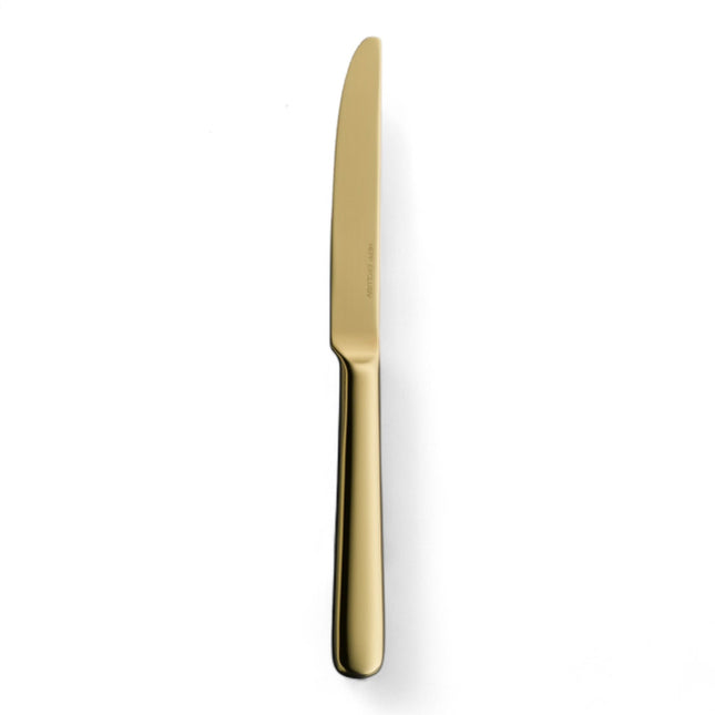 12 Stück Hepp Vorsp-/Dessertmesser CARLTON PVD Gold