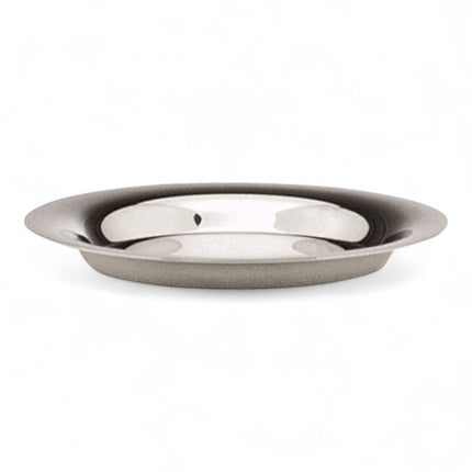 1 Stück Hepp Flaschen-Gläserteller versilbert 14 cm