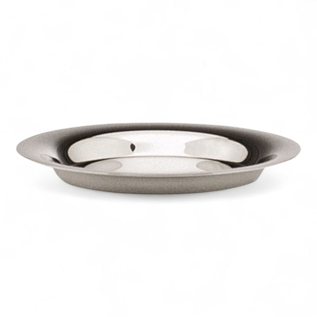 1 Stück Hepp Flaschen-Gläserteller versilbert 14 cm