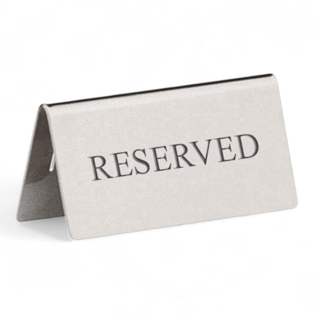 1 Stück Hepp Reservierschild englisch