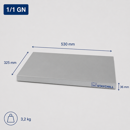 Saro Kühl-Servierplatte Modell STAY COOL 1/1 GN - Produktinformationen und Vorteile 3