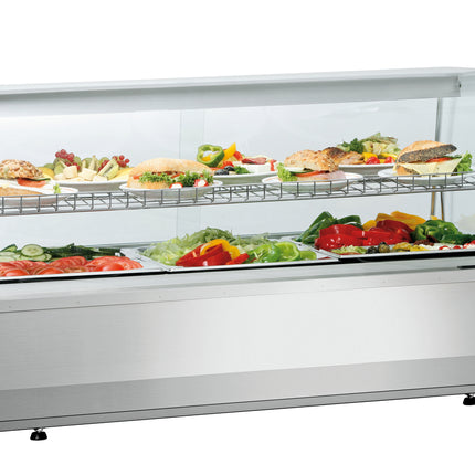 Kalte Theke 3/1GN, Rundglas