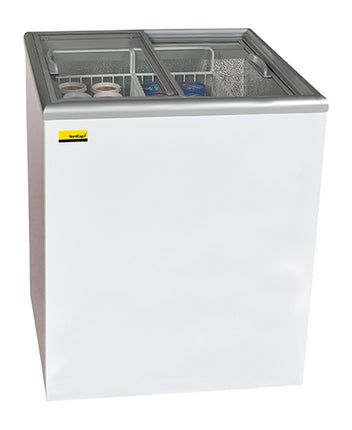 NordCap Tiefkühltruhe NOVA 35 mit Glasschiebedeckel