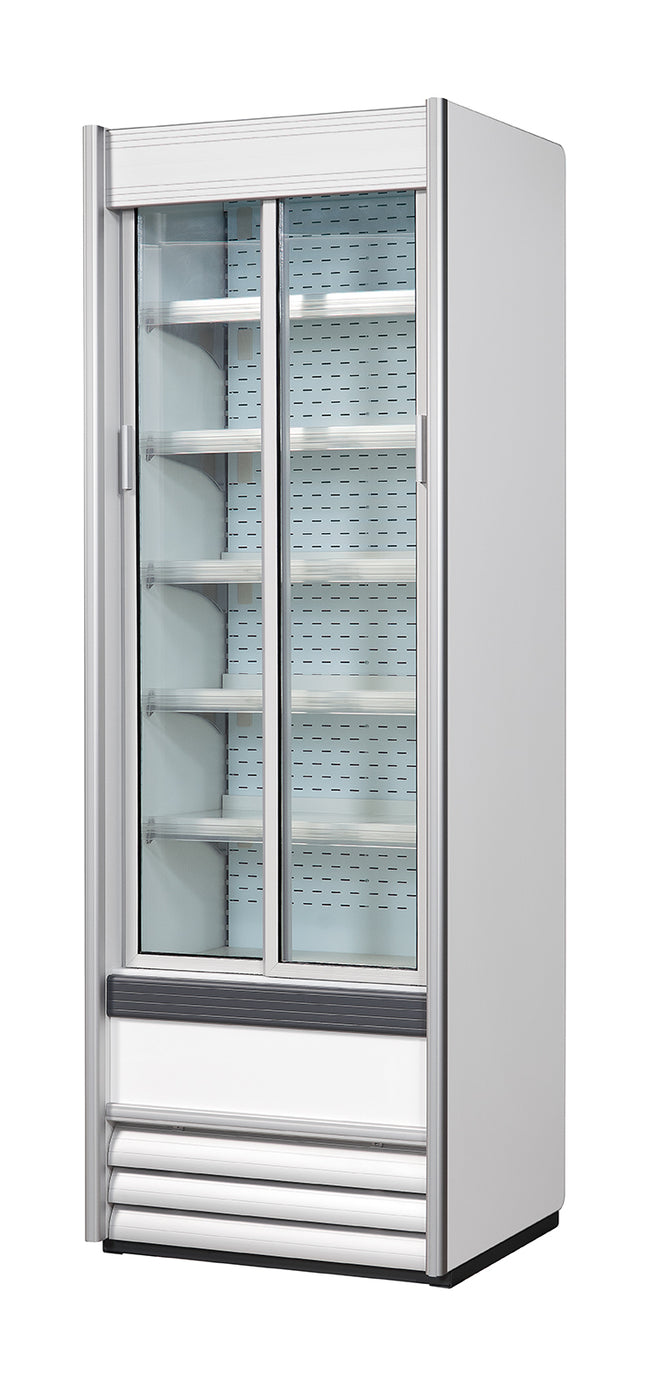 NordCap Wandkühlregal ALASKA 100 VBN SLIM ENERGY DR mit Drehtüren
