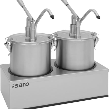 Saro Saucenspender Modell PD-002 Edelstahl Chrom