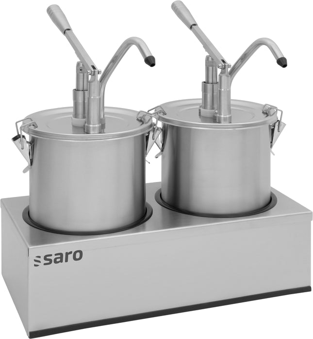 Saro Saucenspender Modell PD-002 Edelstahl Chrom