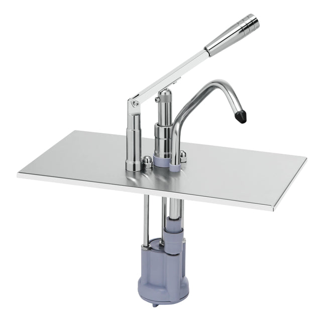 Saro 1/3 GN Deckel mit Pumpendispenser Modell KD-0213 Edelstahl