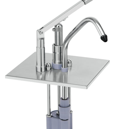 Saro 1/6 GN Deckel mit Pumpendispenser Modell KD-0216 Edelstahl