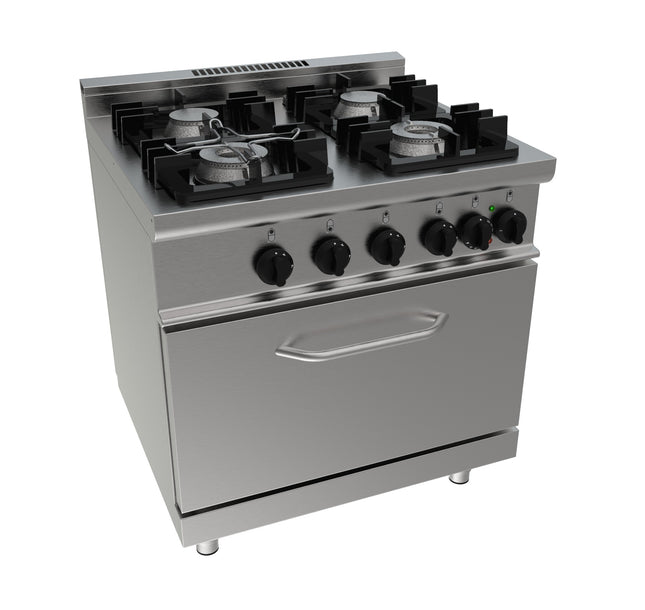 Saro Gasherd mit Elektrobackofen Modell E7/KUPG4LE 5.5 kW