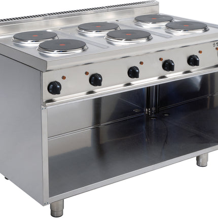Saro Elektroherd mit offenem Unterbau Modell E7/CUET6BA 15.6 kW