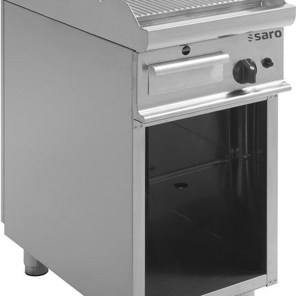 Saro Gas-Griddleplatte mit offenem Unterbau Modell E7/KTG1BAR