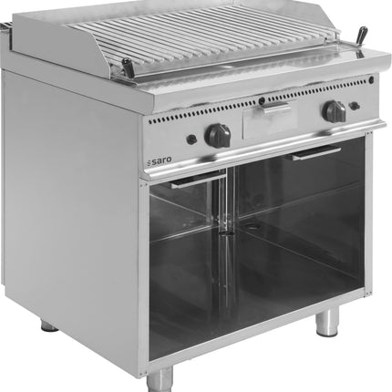 Saro Gas-Lavasteingrill Modell E7/BS2BA Edelstahl