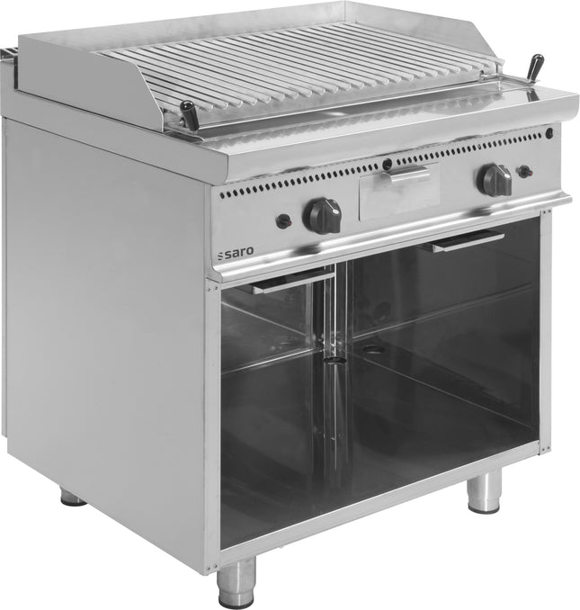 Saro Gas-Lavasteingrill Modell E7/BS2BA Edelstahl
