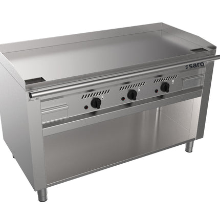 Saro Gas-Teppanyakigrill offenem Unterbau Modell TEB3/140 G Edelstahl