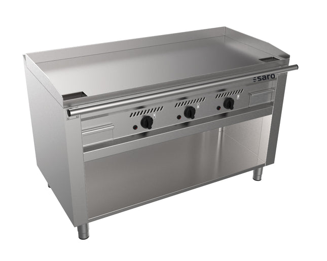 Saro Gas-Teppanyakigrill offenem Unterbau Modell TEB3/140 G Edelstahl