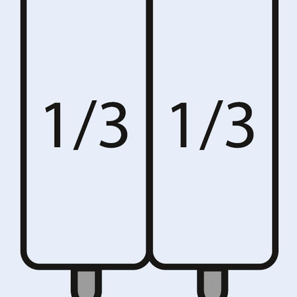 Saro E7/CPCEXC Nudelkorb-Set: 2 x 1/3 GN