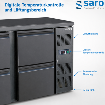 Saro Barkühler mit 3 x 2 Schubladen BC 3100-S6 - Produktinformationen und Vorteile 2