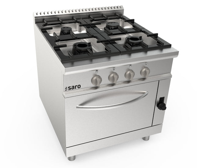 Saro Gasherd + Gasofen 4 Brenner Modell LQ / CUG4NG