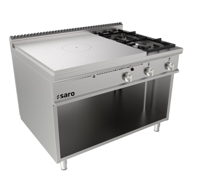 Saro Glühplattenherd offener Unterbau + 2 Brenner Modell LQ / TPG6BA