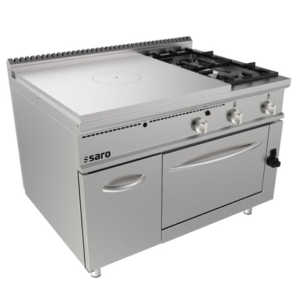 Saro Glühplattenherd Gasofen+ 2 Brenner + Tür Modell LQ / TPG6LO
