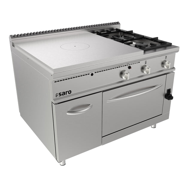 Saro Glühplattenherd Gasofen+ 2 Brenner + Tür Modell LQ / TPG6LO