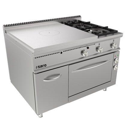 Saro Glühplattenherd Elektroofen+ 2 Brenner + Tür Modell LQ / TPG6LE 5.5 kW