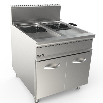 Saro Gasfritteuse 2 x 22 Liter Modell LQ / FLG2V22 44 L