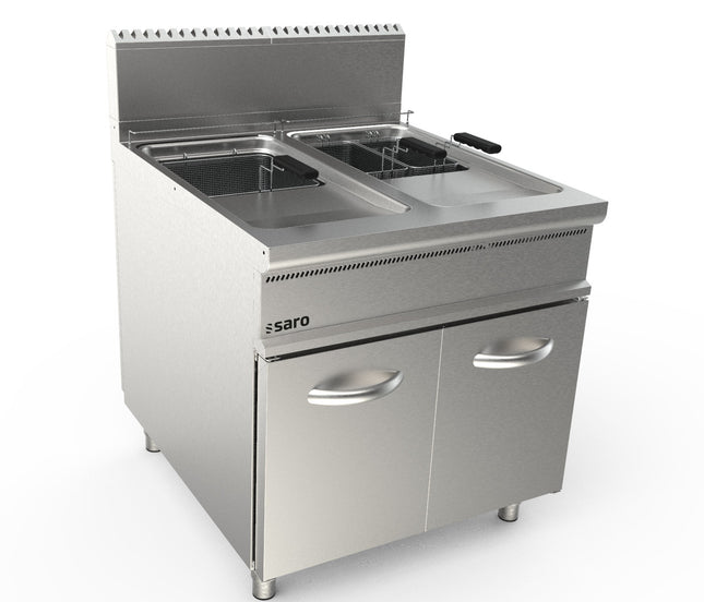 Saro Gasfritteuse 2 x 22 Liter Modell LQ / FLG2V22 44 L